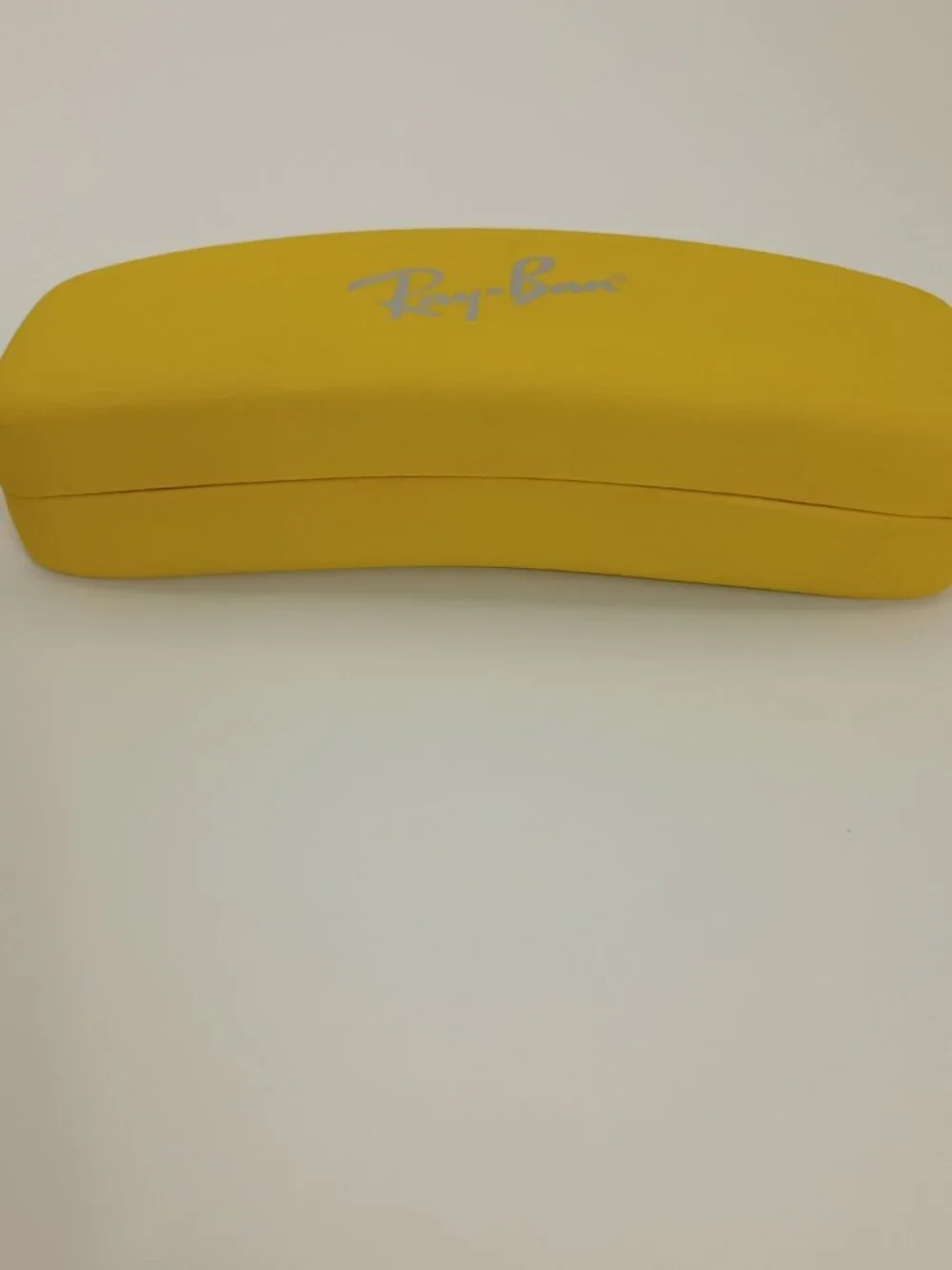 Ray-Ban Yellow Hard Clamshell Eyeglasses Sunglasses Case Red Interior - Picture 5 of 10